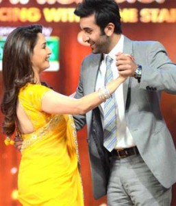 Ranbir kiss Madhuri Dixit